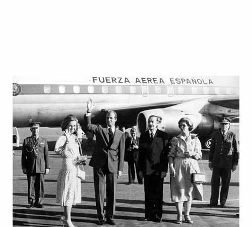 El 26 de noviembre de 1978, Sofía y Juan Carlos aterrizaron en Buenos Aires
